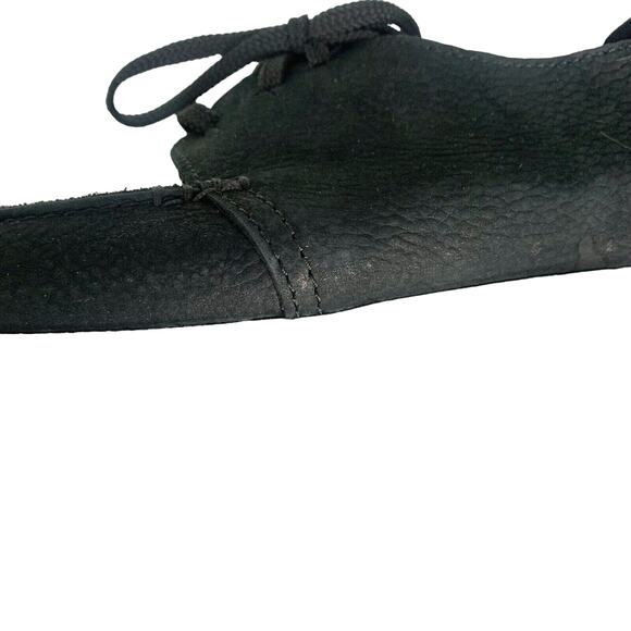 Clarks Collection ShacreLite Low Black Nubuck Shoes Men's 9 Tie Extra Comfort - Picture 10 of 11
